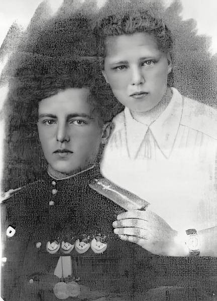 Монетов Николай Александрович с женой