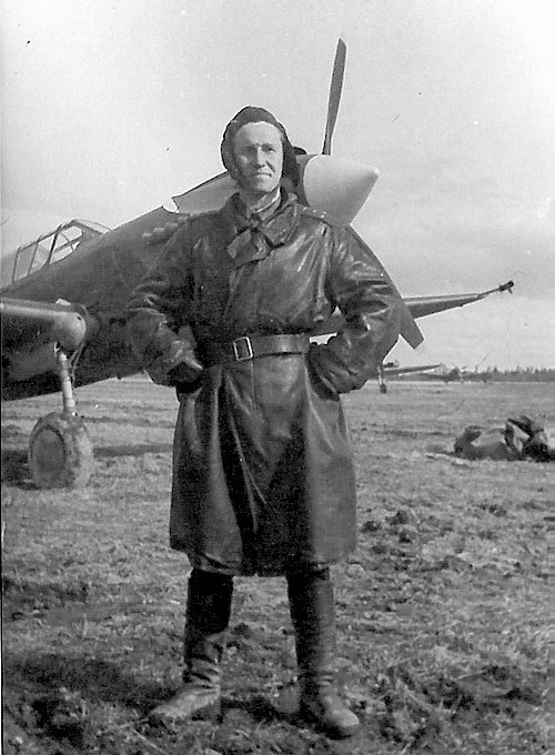 Морозов Аркадий Иванович у 'Киттихаука', 1943 г.