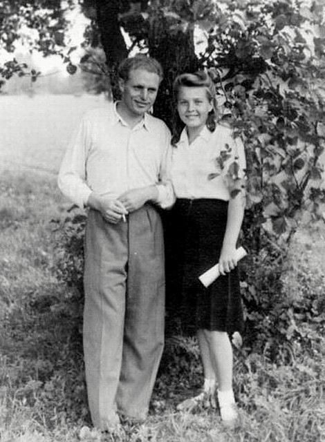 Пухов Григорий Дмитриевич с женой