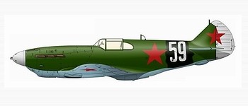 ЛаГГ-3 капитана И. А. Каберова, 1943 г.