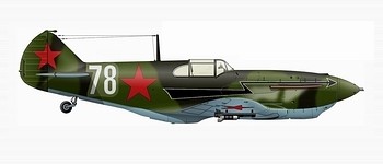 ЛаГГ-3 капитана В. П. Миронова, 1942 гг.