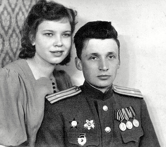 Голиевская (Вилиткевич) Ия Ильинична с мужем