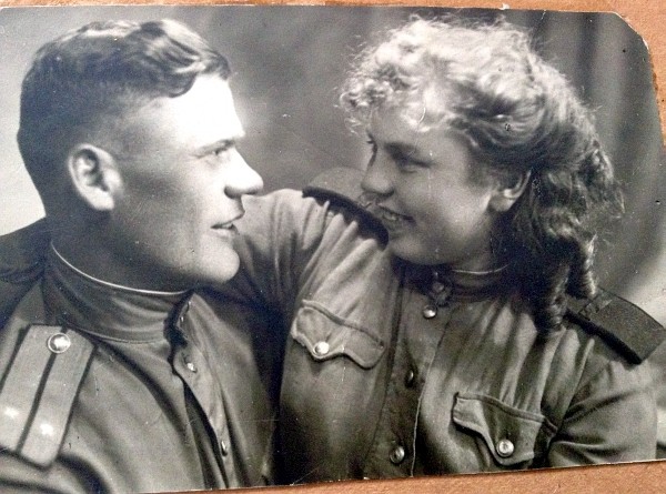 Соловьёва (Пашкова) Вера Арсеньевна с мужем